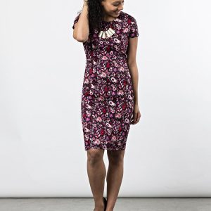 Bella Dress - Fuchsia - Image 3