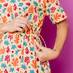 Aimee Dress - Purple Collage - Image 2