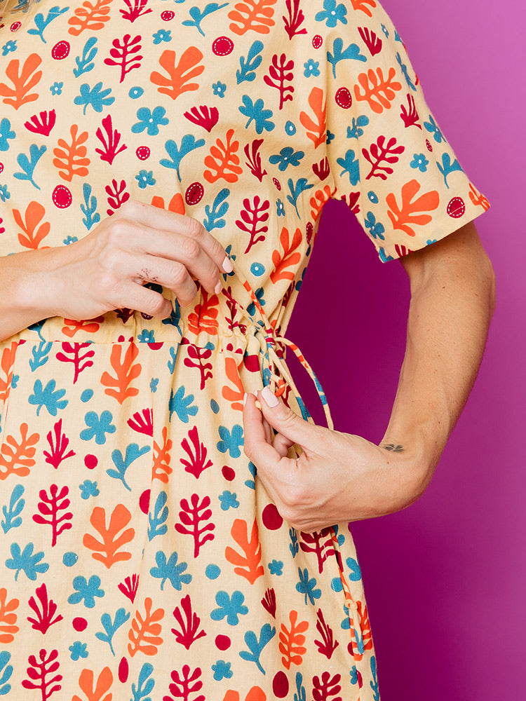 Aimee Dress - Purple Collage - Image 2