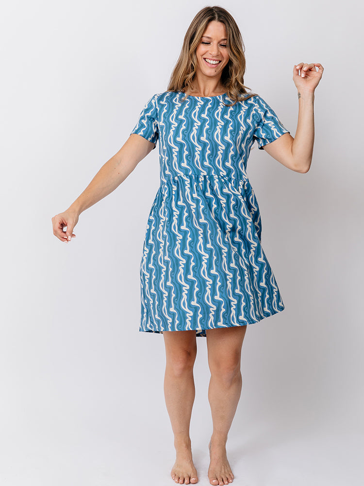 Serenade Dress - Blue Samudra - Image 1