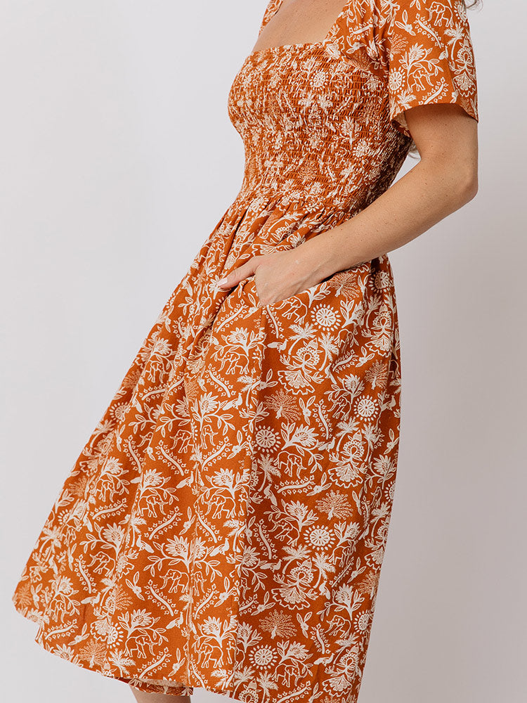 Teddy Dress - Paradise Toile - Image 3