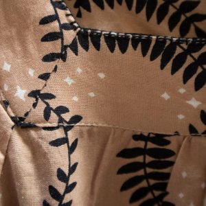 Alexis Long Sleeve Mini Dress - Vine Twist Sand - Image 5