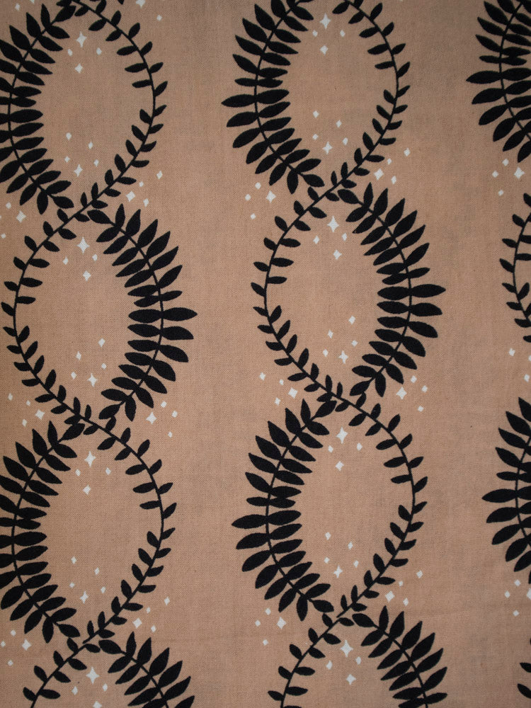 Alexis Long Sleeve Mini Dress - Vine Twist Sand - Image 6