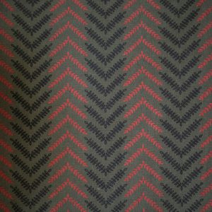 Chennai Mini Dress - Chevron Fern Red - Image 4