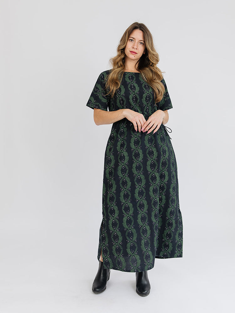 Aimee Maxi Dress - Vine Twist Forest - Image 1