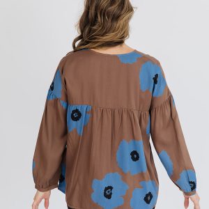 Fiona Blouse - Dark Oak - Image 3