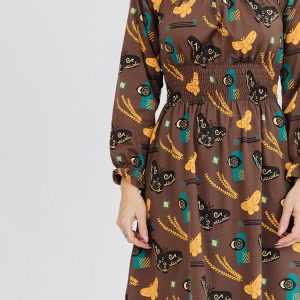 Juliet Mini Dress - Autumn Quilt - Image 4