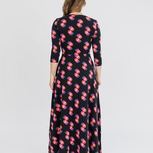 Mumbai Maxi Dress  - Memphis Shapes Black - Image 4