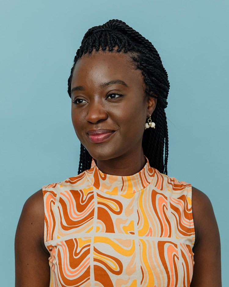 Eve Sleeveless Dress - Sedona Stripe - Image 3