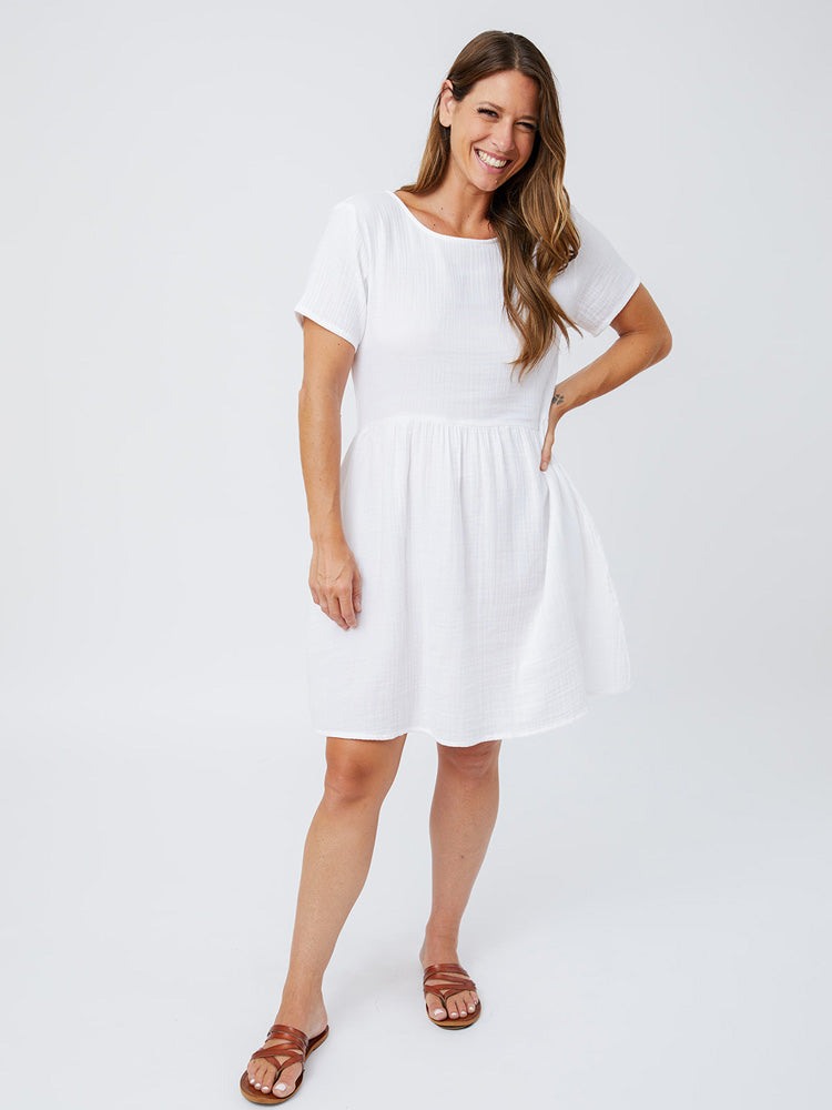 Serenade Dress - White Gauze - Image 2