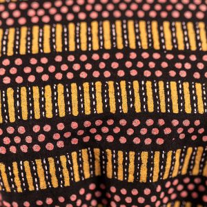 Lydia Dress - Dots And Dashes Yellow - Image 3