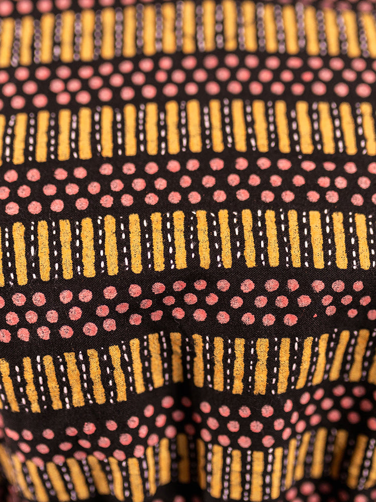 Lydia Dress - Dots And Dashes Yellow - Image 3