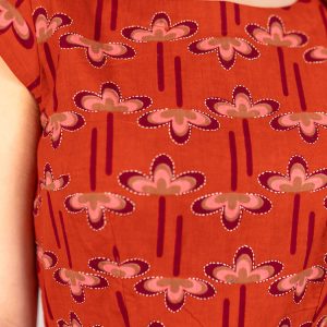 Marseille Dress - Mod Daisy Spiced Coral - Image 2