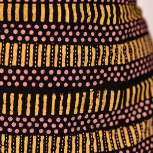 Val Mini Skirt - Dots And Dashes Yellow - Image 2