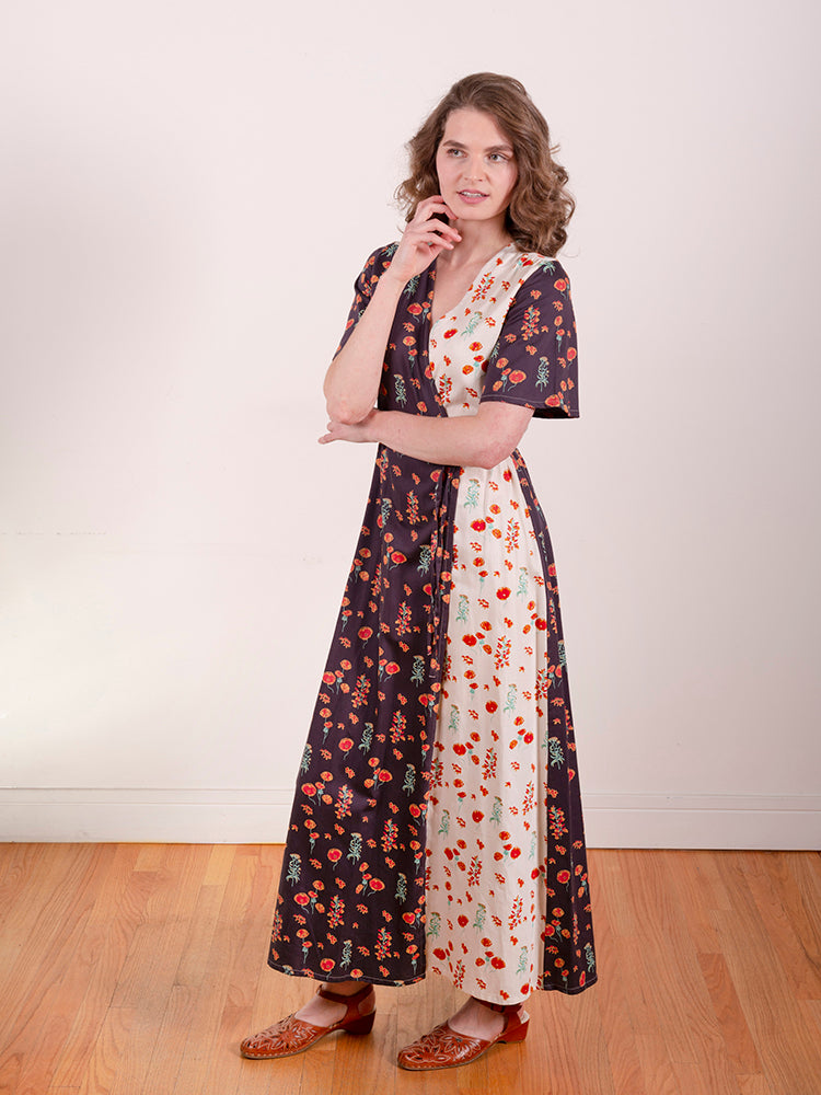 Brea Wrap Dress - Botanical Mix - Image 5