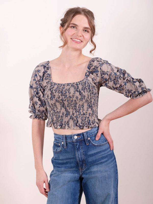 Theodora Blouse - Birch Blossom