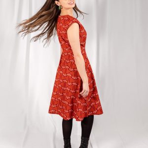 Marseille Dress - Mod Daisy Spiced Coral - Image 3