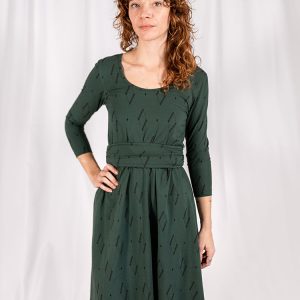 Novela Dress - Diamond Vine Dark Sage - Image 7