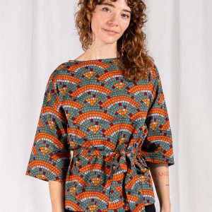 Ruth Top - Mosaic Fan - Image 1