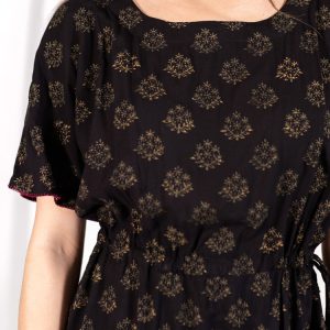 Aimee Maxi Dress - Floral Stamp Black - Image 6