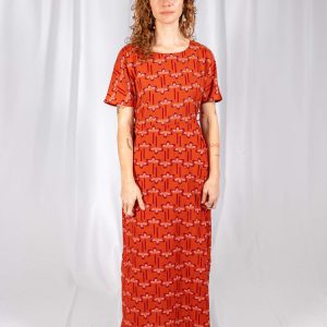 Aimee Maxi Dress - Mod Daisy Spiced Coral - Image 2