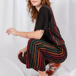 Winona Wrap Top - Sunset Stripe Mix - Image 5