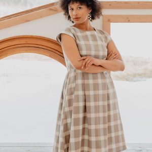 Devonshire Dress - Sterling Plaid - Image 1