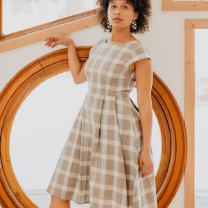 Devonshire Dress - Sterling Plaid - Image 2