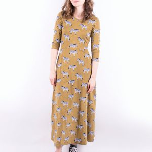 Mumbai Maxi Dress - Zebra Green - Image 3