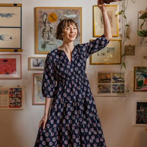 Adriana Dress - Deco Blue - Image 6