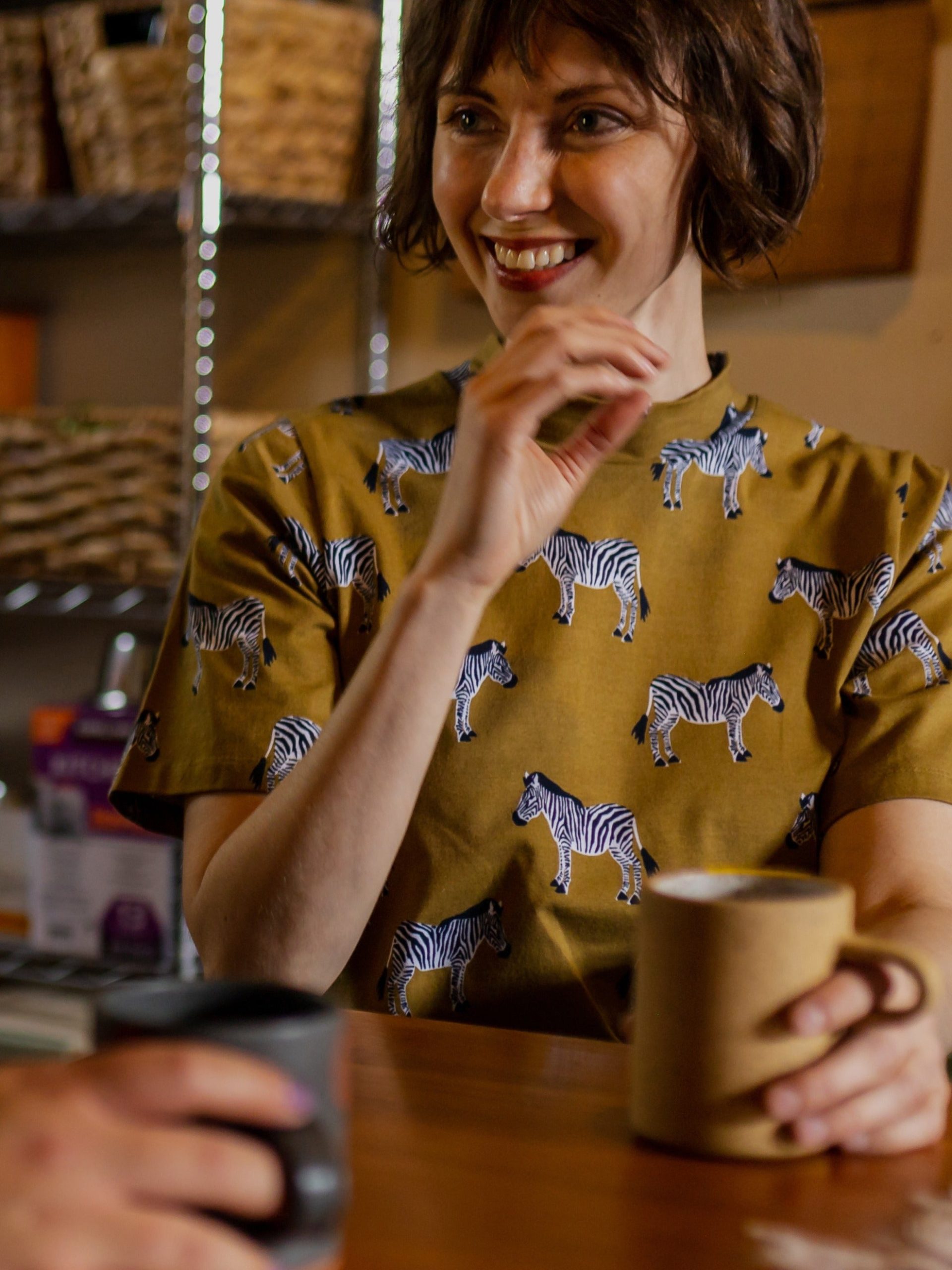 Eve Top - Zebra Green - Image 4