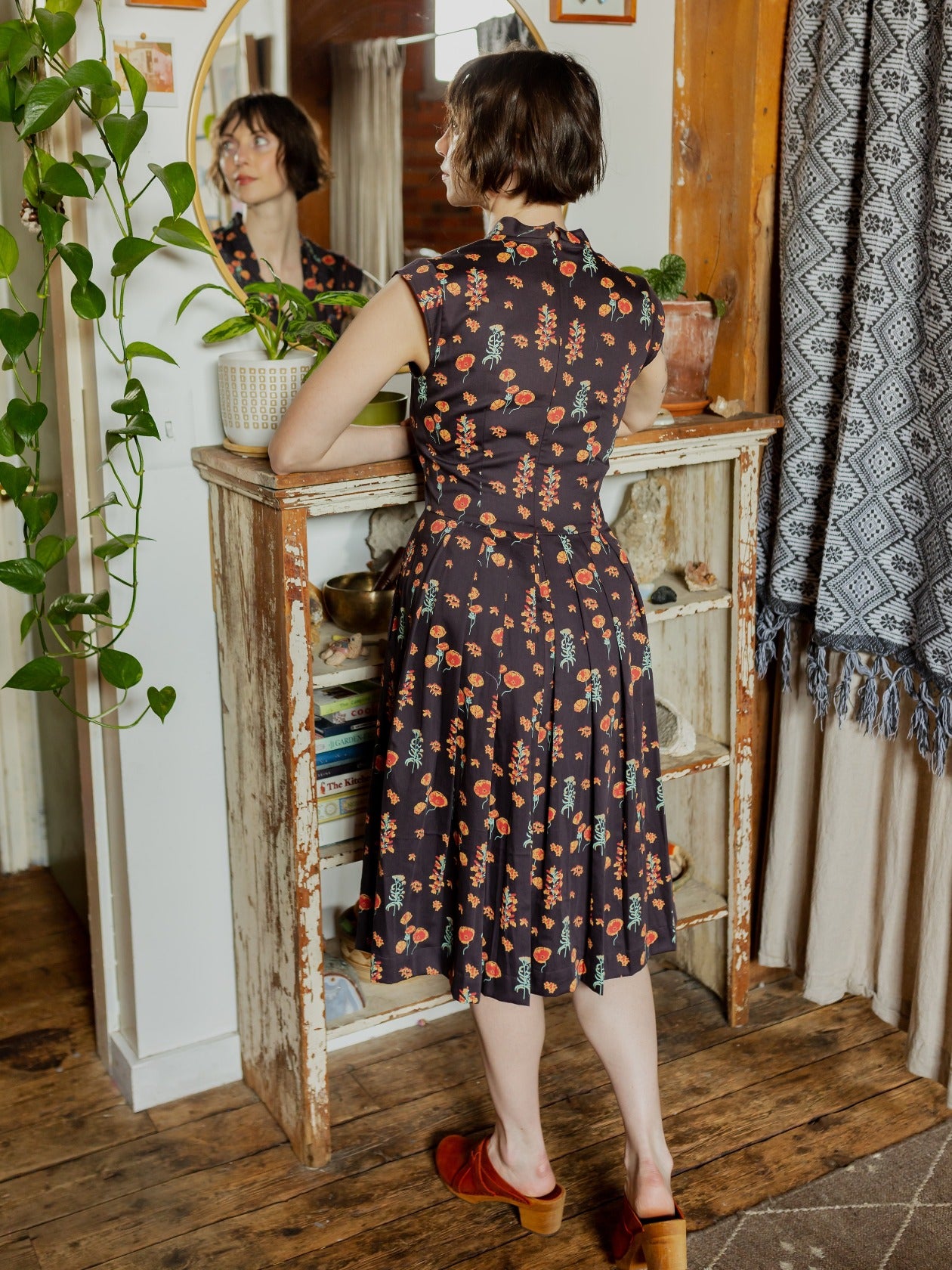 Lucille Dress - Botanical Dusk - Image 4