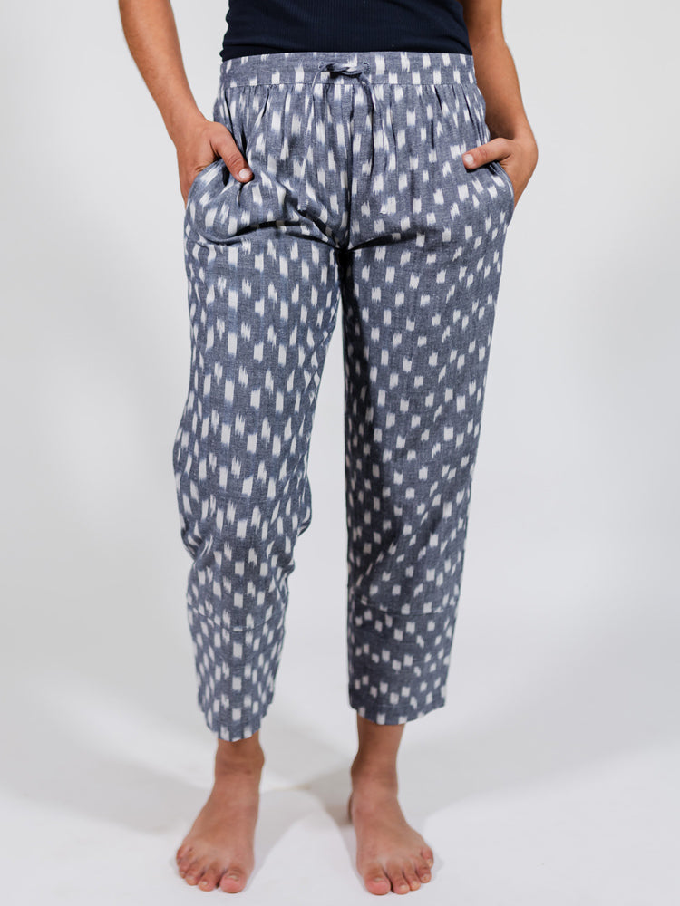 Miller Easy Pant - Blue Ikat - Image 4