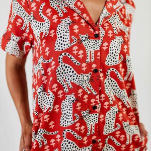 Camp Dress - Poppy Leopard - Image 2