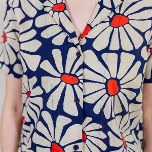 Camp Shirt - Navy Floral - Image 3