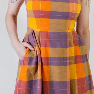 Devonshire Dress - Sunset Plaid - Image 8