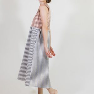 Lilah Dress - Gingham Stripe Mix - Image 6