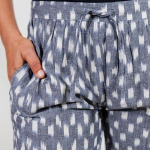 Miller Easy Pant - Blue Ikat - Image 3