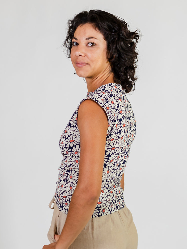 Ruched Top - Matisse Navy - Image 2