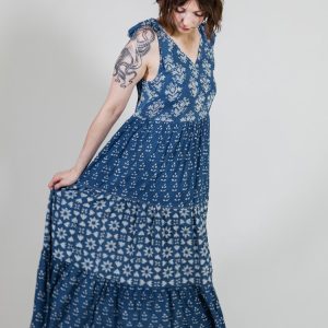 Lorelei Tiered Dress - Indigo Trio - Image 2