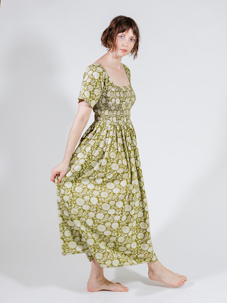 Teddy Midi Dress - Pear Floral - Image 8