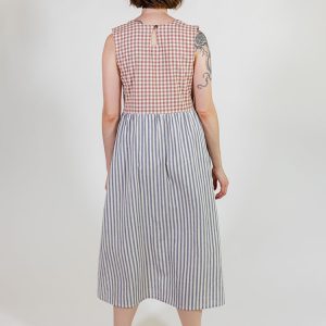 Lilah Dress - Gingham Stripe Mix - Image 5