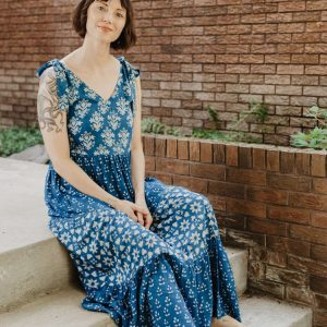 Lorelei Tiered Dress - Indigo Trio - Image 1