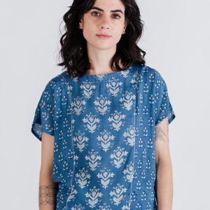 Cara Top - Indigo Mix - Image 1