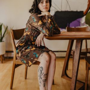 Juliet Mini Dress - Autumn Quilt - Image 1