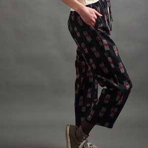 Miller Easy Pant - Black Ikat - Image 2