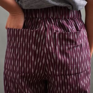 Rosie Pant - Plum Ikat - Image 4