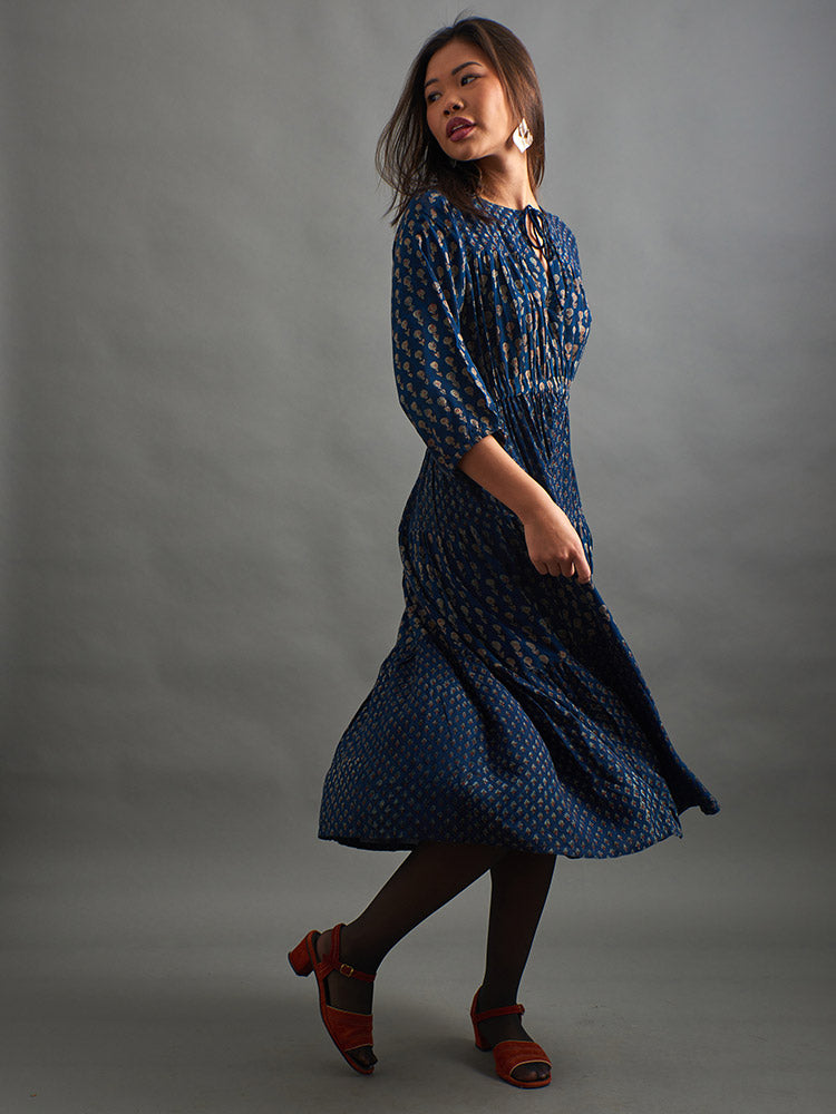 Adriana Dress - Midnight Floral Mix - Image 2