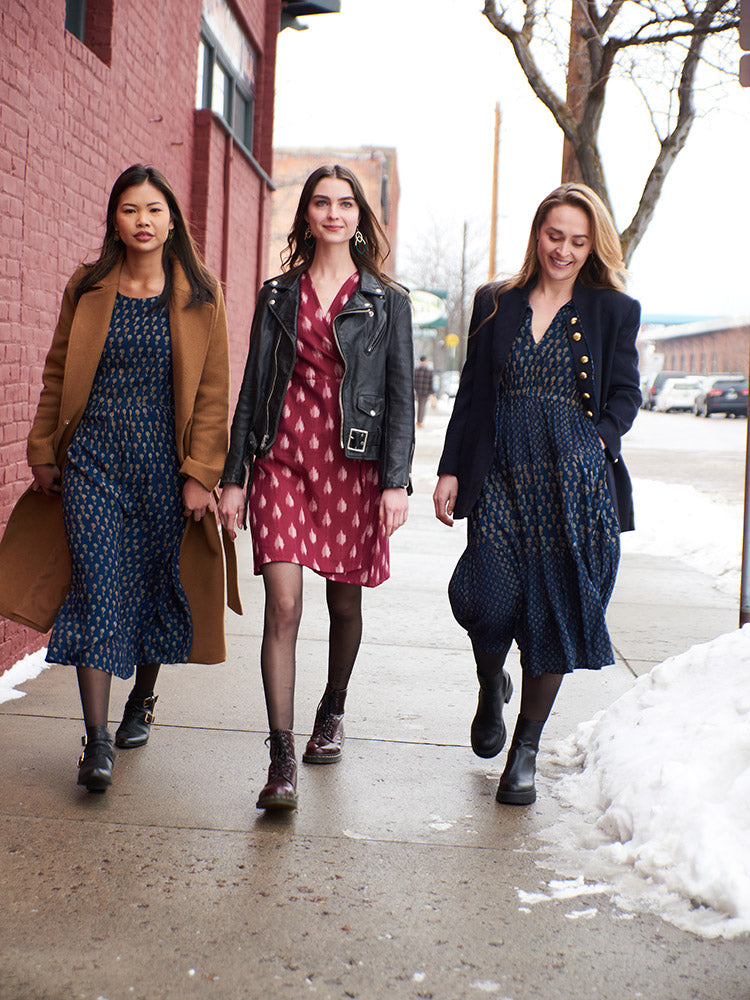 Sydney Midi Dress - Midnight Mini Floral - Image 6