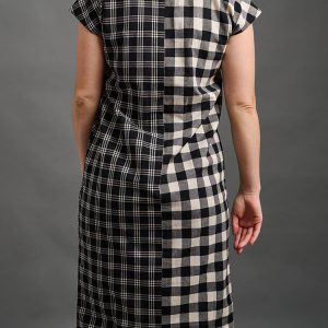 Padma Pocket Dress - Black and White Mix - Image 14